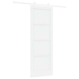 Sliding Door White 78 x 211 cm Solid Pine Wood 3333557