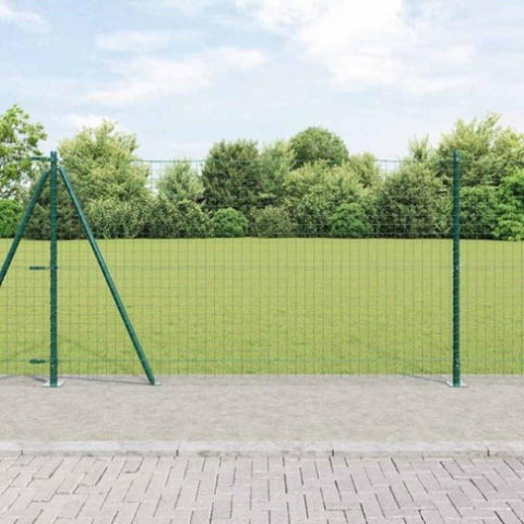 Fence Post Other 26 pcs Silver 3.2 x 3.2 x 78.5 cm Steel 3350229