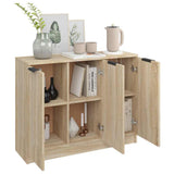 Sideboard Sonoma Oak 90.5x30x70 cm Engineered Wood 811190