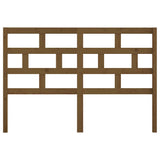 Bed Headboard Honey Brown 166x4x100 cm Solid Wood Pine 814207
