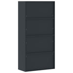 ZNTS File Cabinet Anthracite 90x40x220 cm Steel 3188332