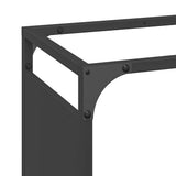 Firewood Rack Black 44x28x90 cm Cold-rolled steel 864207