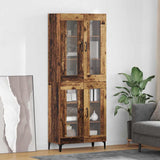 Highboard Old Wood 69.5 x 34 x 180 cm Engineered Wood 3415615