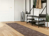Rug Runner MARSA Grey 50 x 450 cm Polyester and PVC 42023189