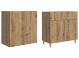 Cabinet Set 2 pcs 66 x 34.5 x 90 cm Engineered Wood 3416591