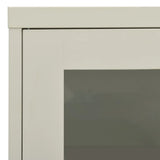 Office Cabinet Light Grey 90x40x70 cm Steel 335927