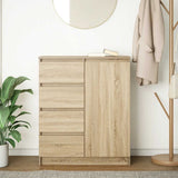 Sideboard with Drawers Sonoma Oak 71x35x84 cm Engineered Wood 861582