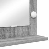 Vanity Mirror Rectangular Grey Sonoma 60 x 45 x 18 cm 868314