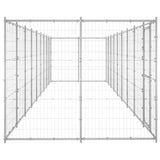 Outdoor Dog Kennel Galvanised Steel 21,78 m 3082311
