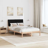 Bed Frame with Upholstered Headboard Brown 120 x 190 cm 878836