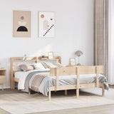 Bed Frame without Mattress 120x190 cm Small Double Solid Wood Pine 3306607