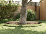 Lawn Edging 20 pcs 103 x 25 cm Steel Silver 8008709