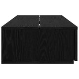 Studio Desk Black Oak 152 x 40 x 19.5 cm Engineered Wood 8006669
