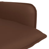 Armchair Brown Faux Leather 42047737