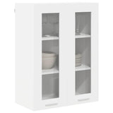 Hanging Cabinet with Door White 60 x 31 x 80 cm Engineered Wood 884314