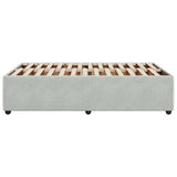 Bed Frame without Mattress Light Grey 120x190 cm Small Double Velvet 3284994