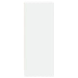 Sideboard with LED White 42.5x34x85 cm Engineered Wood 852138