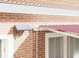 Retractable Awning Red and White 350 x 250 cm 3330268
