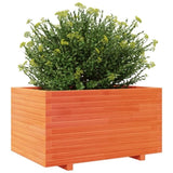 Garden Planter Wax Brown 90x60x49.5 cm Solid Wood Pine 3282566