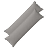 Cushion with Pillow HOUTEN 2 pcs Cloud Grey Faux Linen 934274