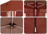 Pop-up Party Tent 575 x 288 x 245 cm Terracotta 42019809