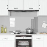 Kitchen Backsplash Light Grey 110 x 60 cm Tempered Glass 42001306