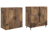 Cabinet Set 2 pcs 66 x 34.5 x 95 cm Engineered Wood 3416617