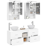 Bathroom Cabinet Set 5 pcs White 50 x 14.5 x 70 cm 3406679
