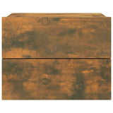 Bedside Cabinets 2 pcs Smoked Oak 40x30x30 cm Engineered Wood 815412