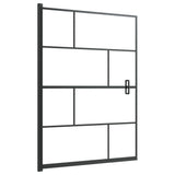 Shower Enclosure ESG 100x140 cm Black 150750