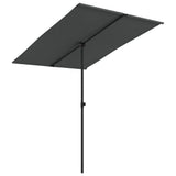 Garden Parasol with Aluminium Pole 2x1.5 m Anthracite 47338