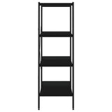 4-Tier Shelving Unit Black 80x40x130 cm 336343