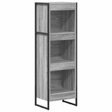 Book Cabinet Grey Sonoma 40 x 30 x 121 cm Engineered Wood 886369