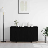 Sideboard Black Oak 135 x 41 x 75 cm Engineered Wood 3333895