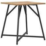 ZNTS Side Table 2-pack in Artisan Oak with Engineered Wood and Metal 869731