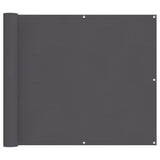 Balcony Screen Anthracite 90x1000 cm 100% Polyester Oxford 4000055