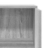 Reception Desk Grey Sonoma 55x50x103.5 cm Engineered Wood 859020