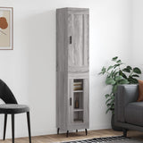 Highboard Grey Sonoma 34.5x34x180 cm Engineered Wood 3200407