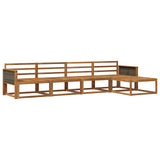 Outdoor Sofa Set 5 pcs Natural Solid Acacia Wood 3382477
