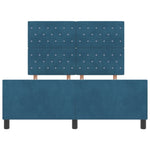 ZNTS Dark Blue Velvet Bed Frame 140x200 cm 3344883