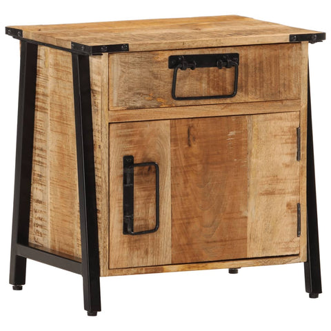 ZNTS Bedside Cabinet 40x30x42 cm Solid Wood Mango 358917