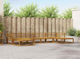 Outdoor Sofa Set 6 pcs Natural Solid Acacia Wood 3367947