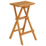 5 Piece Folding Bar Set Solid Wood Teak 3100778