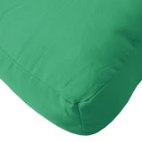 Pallet Cushions 3 pcs Green Fabric 360949