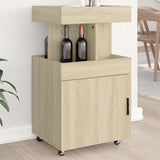 Bar Cart Sonoma Oak 50x41x89 cm Engineered Wood 848264