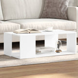 Coffee Table White 89.5x48x30 cm Engineered Wood 848150