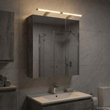 Bathroom Mirror Cabinet Concrete Grey 60 x 14.5 x 70 cm 889066