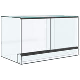Terrarium with Storage Transparent 50 x 30 x 30 cm Glass 42020390