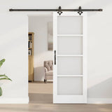 Sliding Door ORKDAL White and Black 73.5 x 198.5 cm 3332184