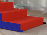 2-piece Soft Play Set, Baby Foam Climber Block for Toddler 1-3 Years, Dark Blue T3398P348561